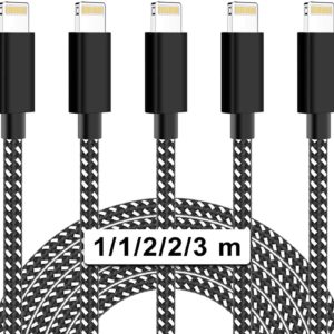 Amazon Prime: MVQIN iPhone Ladekabel [5Stück 1/1/2/2/3M] Lightning (€5,94 statt €8,99)