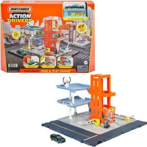 Matchbox HBL60 - Action Drivers Parkgarage Spielset mit 1 Fahrzeug