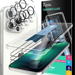Amazon Prime: TOCOL 3&#043;3 Stück Schutzfolie Panzerglas kompatibel mit iPhone 13 Pro und 13 Pro Max