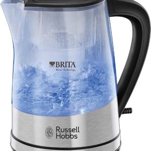 Russell Hobbs Wasserkocher, Purity, integrierter BRITA Wasserfilter, 1,0l &#043; 0,5l Filtereinsatz, 2200W, LED Beleuchtung