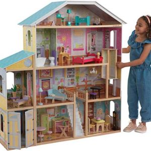 Amazon Prime: KidKraft 65252 Puppenhaus Majestic Mansion aus Holz mit Möbeln und Zubehör (130,99€ statt 173,58€)