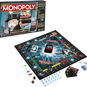Hasbro Monopoly Banking Ultra - Klassiker der Brettspiele mit elektronischem Kartenleser