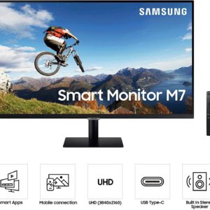 Amazon: Samsung M7 Smart Monitor 32-Zoll Bildschirm VA-Panel UHD mit Lautsprechern 4K USB Typ C Randlos Smart-TV-Apps