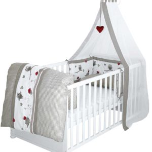 DealClub: roba Komplettbett Set Lukas Adam & Eule weiß (€111,11 statt €149,99)