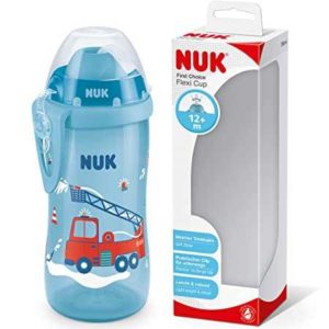 NUK Flexi Cup mit weichem Trinkhalm, blau, ab 12 Monaten für 6,49€ (statt 8,49€)