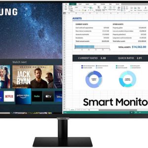 Samsung M5 Smart Monitor S27AM502NR, 27 Zoll, VA-Panel, Bildschirm mit Lautsprechern