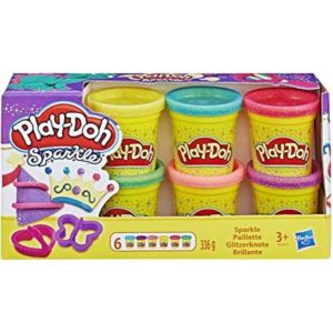 Play-Doh Glitzerknete 6er-Pack für 5,99€ (statt 15€)
