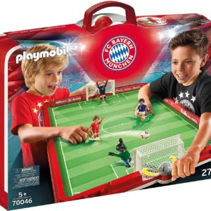 PLAYMOBIL 70046 - FC Bayern München Fuß­ball­are­na zum Mitnehmen für 34,05 € statt 58,52 €)