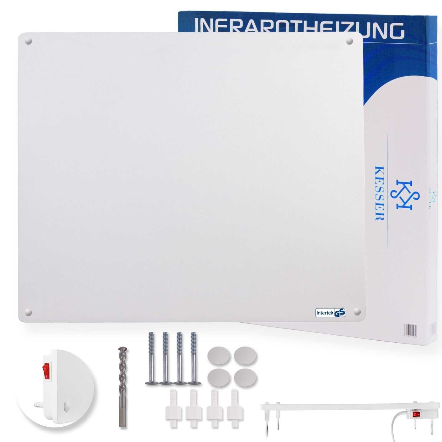 Kesser® Infrarotheizung Wandheizung Infrarot Heizung Heizkörper Heizpaneel 550 W