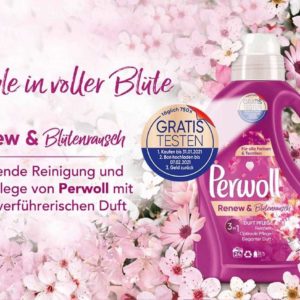 Gratis testen: Perwoll Renew & Blütenrausch