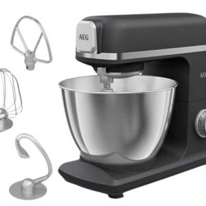 AEG Deli 5 Küchenmaschine KM5-1-4BPT Schwarz (1.200 W) für 108,95€ (statt 180€)