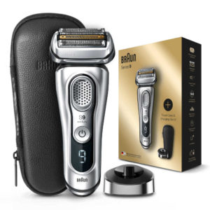BRAUN Series 9 9359s Premium Edition Silber mit Ledertasche Herrenrasierer für 229,99 € (statt 369 €)