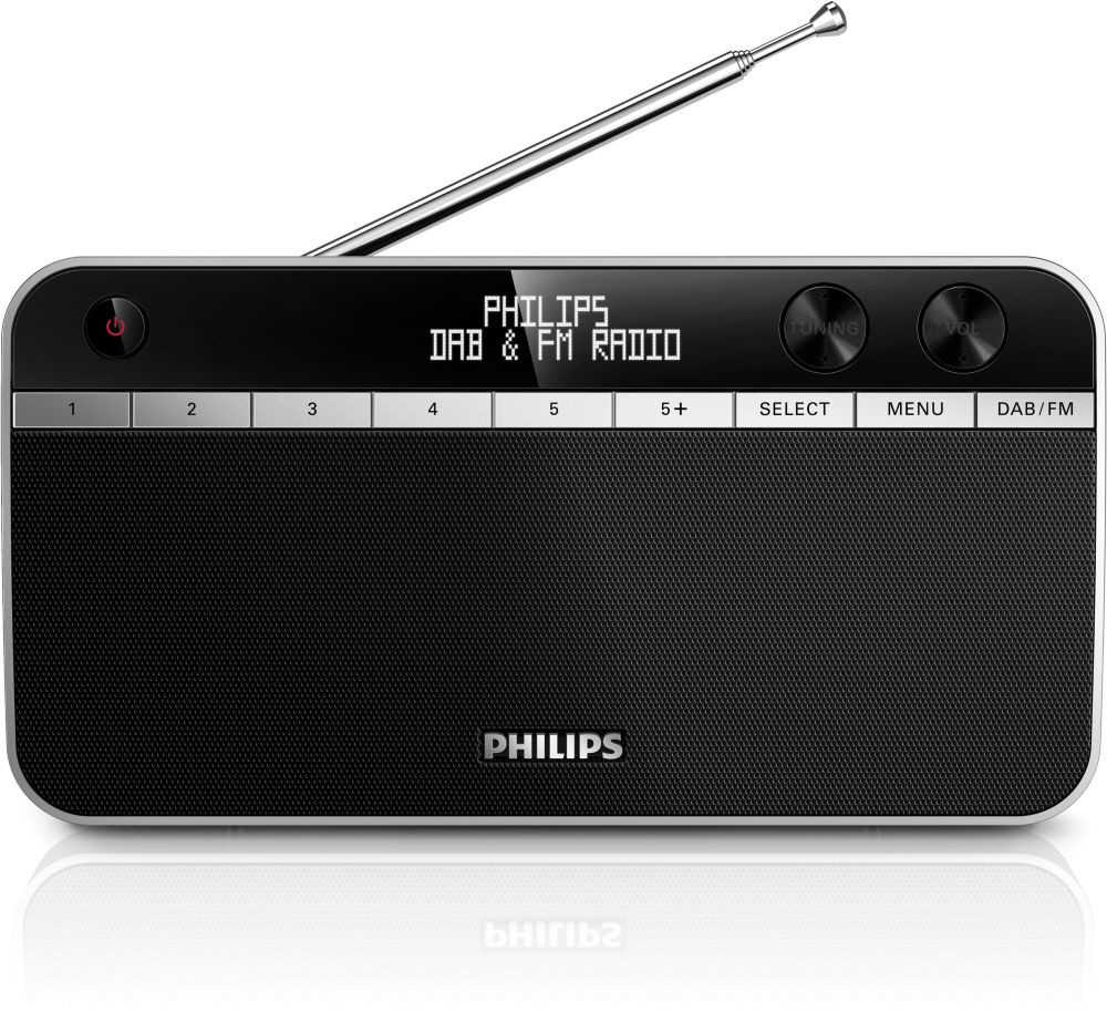 Philips AE5250/12 Kof­fer­ra­dio mit DAB/DAB+ für 58,99 ...