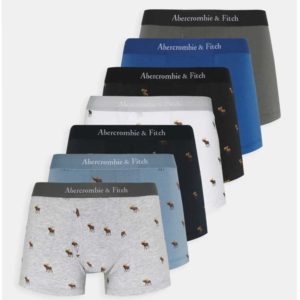 7er Pack Abercrombie &amp; Fitch Trunks mit Symbol - XS &amp; S für 35,95€ (statt 72€)