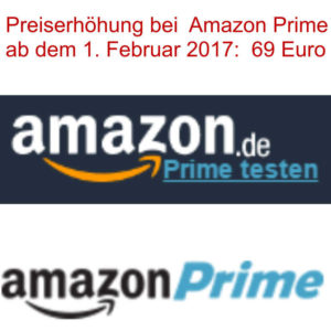 Amazon Prime wird ab 1. Februar 2017 um 20 Euro teurer