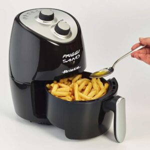 Ariete Airy Fryer Compact Heißluftfritteuse (2 l, 1000 W, max. 200 °C)