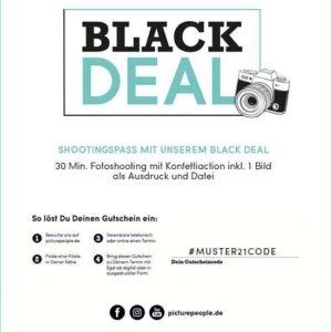 Picture People: 30 Minuten Fotoshooting für 9,99€
