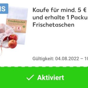 [Kaufland] GRATIS Frischetaschen ab 5€ Einkaufswert
