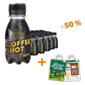 🎉 Melitta® wkup® Shot 30er Pack &#043; 2x CAMPUS-Tüte Home für 28,85€
