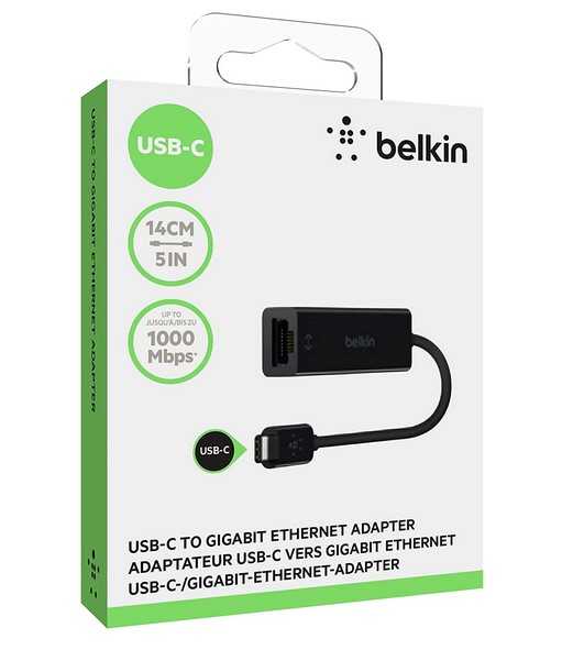 [Prime Day] Belkin USBC auf Gigabit Adapter (F2CU040) 19,99