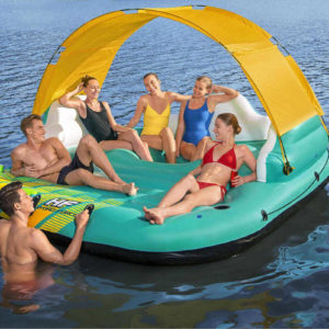 Bestway Badeinsel für 5 Pers. für 99,90€ (statt 145€) // Schwimminsel für 29,99€ (statt 54€) - nur Filialabholung