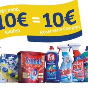 Henkel Produkte für 10€ kaufen &#061; 10 € Rossmann Coupon