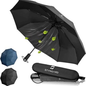 *Amazon* Taschenschirm sturmfest bis 140 km/h - mit Auf-zu-Automatik und zertifizierter Teflon-Beschichtung