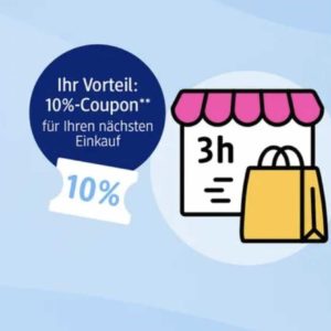 Mein dm: 10% Gutschein für Express-Abholung bekommen