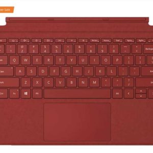 MICROSOFT Surface Go Signature Type Cover Tastatur Mohnrot für 52€ (statt 89€)