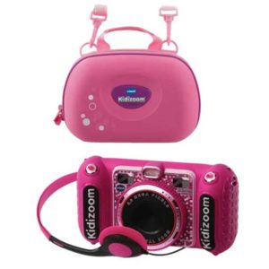 Vtech KidiZoom Duo DX Kinderkamera inkl. Tragetasche pink für 59€ (statt 70€)