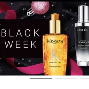 Notino: Black Week mit bis zu 40% Rabatt -Parfums, Kosmetik etc.