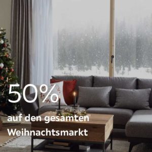 Mömax: 50% Rabatt auf Weihnachtsartikel