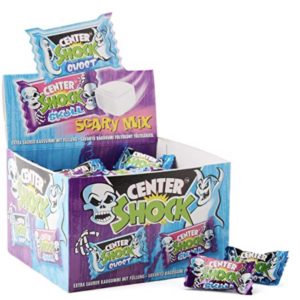 Center Shock Scary Mix / Monster Mix / Erdbeere / Apfel - Box mit 100 Kaugummis für 3,99€