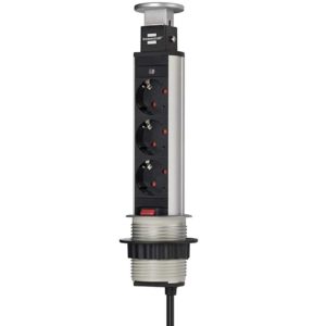 Brennenstuhl  3-Fach Tischsteckdosenleiste Tower Power für 16,32€ (statt 20€)