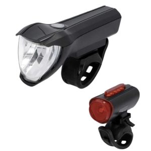 Fischer Twin Akku-Leuchten-Set mit 360 Grad Rückleuchte (50 Lux) für 17,99€