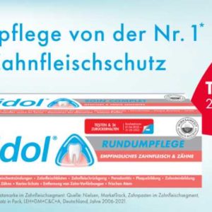 Meridol Zahnpasta 2€ Cashback mit Aktionssticker