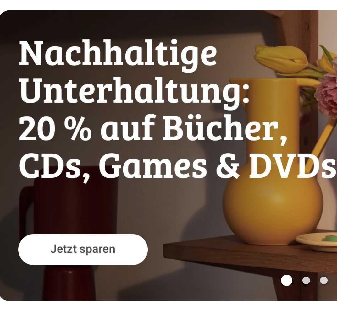 Rebuy: 20 % Rabatt auf Medien ab 25