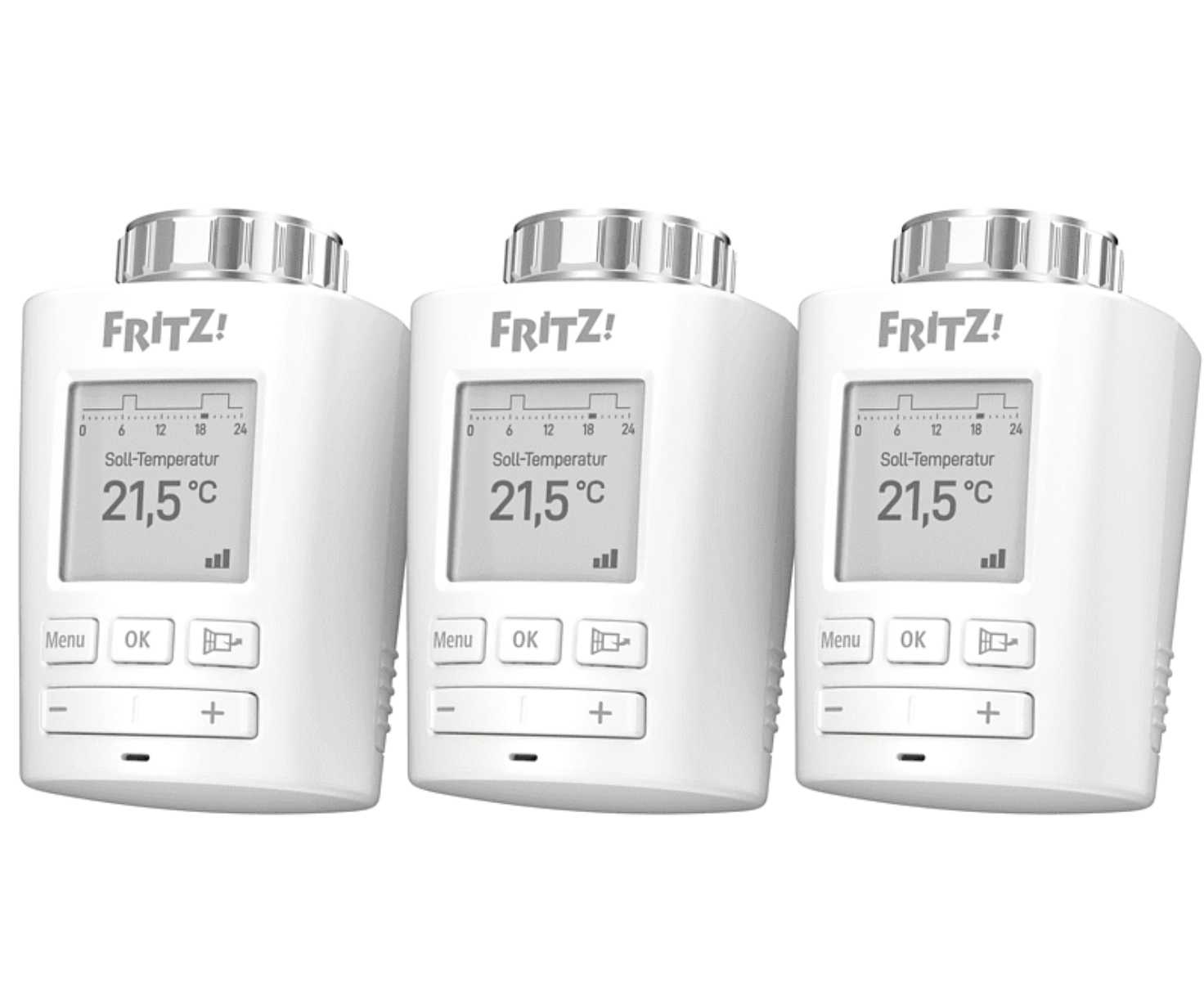 AVM FRITZ!DECT 301 ♨️ 3 Stück an smarten Heizkörperreglern für 111€ (statt  138€)