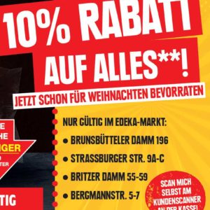10 % Rabatt bei Edeka (Lokal)