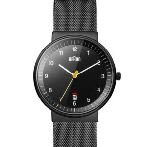 amazon: Braun Herren Classic Armbanduhr schwarz / Modell BN0032BKBKMHG für 122,41€ (statt 222,13€)