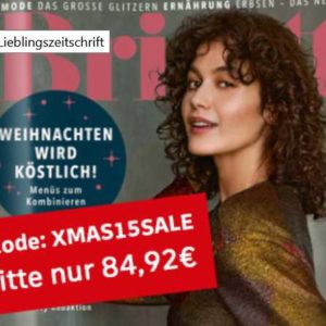 Brigitte Jahresabo für 84,91€ &#043; bis zu 90€ Prämie