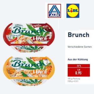 Coupies: 2x Brunch bei Aldi Nord oder Lidl kaufen / Dank Coupies für nur 0,35€ pro Packung / Ab Donnerstag bei Kaufland nur noch 0,28€
