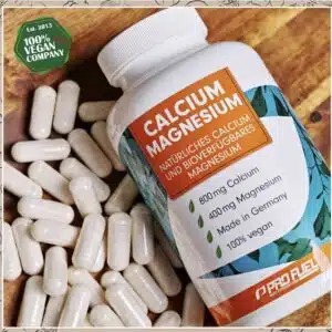 Calcium & Magnesium 180 Kapseln - hochdosiert - natürliches Calcium aus Rotalgen und Magnesium-Citrat (vegan)