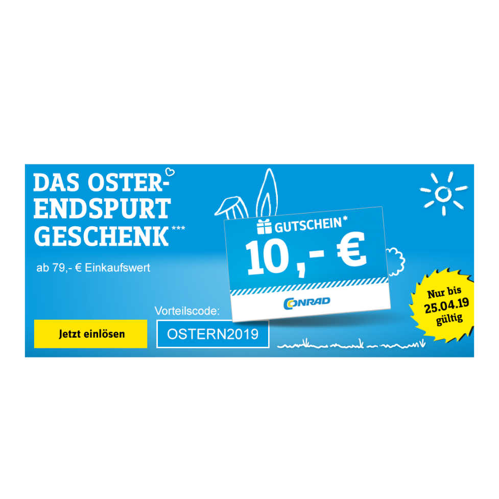 Conrad: 10€ Gutschein ab einem Mindestbestellwert von 79€