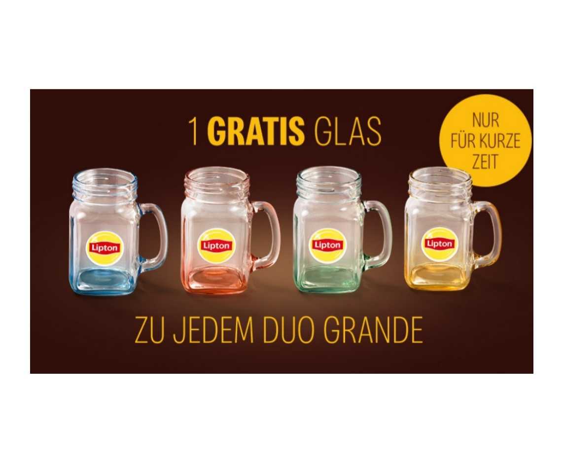 1 Lipton Gratis Glas Zu Jedem Mccafe Duo Grande Bei Mcdonald S