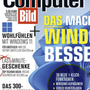 Computer Bild mit DVD  Schnupperabo für 6 Monate (13 Ausgaben) für nur €1,-