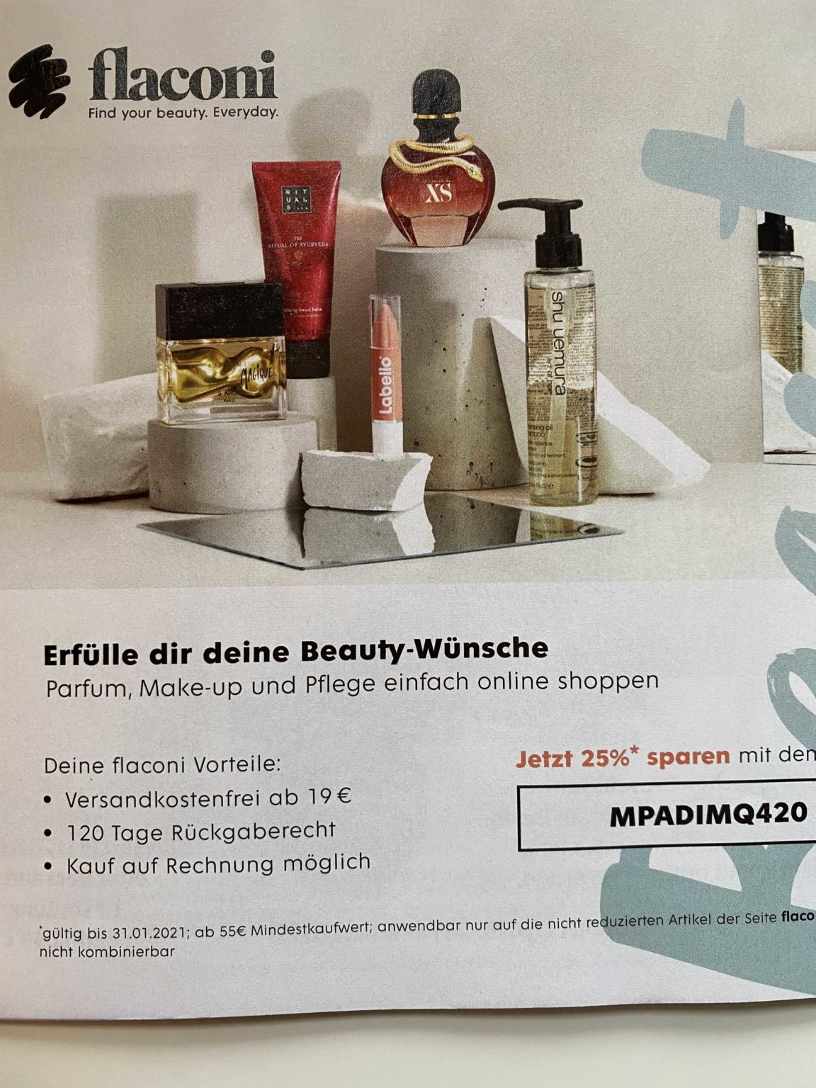 Flaconi Gutscheine Mai 2021