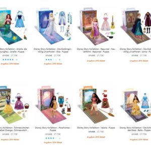 [Disney Shop] 16 verschiedene Disney Store Puppen je 27,75€ statt 37€ und viele weitere Angebote