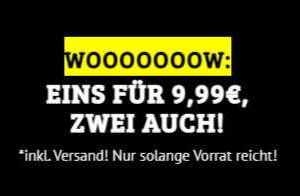 DealClub: Eins für 9,99€, zwei auch!