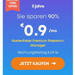 ivacy VPN für 5 Jahre a €0,90/ Monat statt €2,08/Monat
